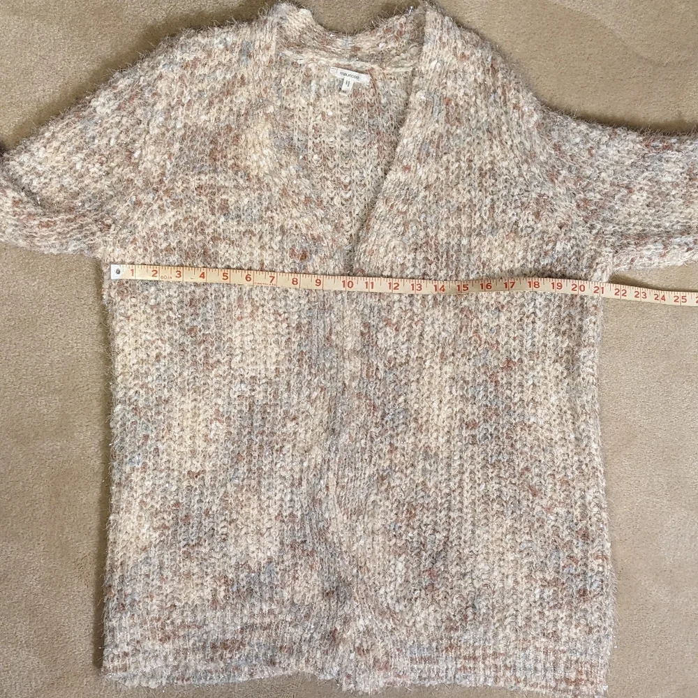 Maurice’s‎ Cardigan -  Beige/Cream/Gray/Silver Sparkle
